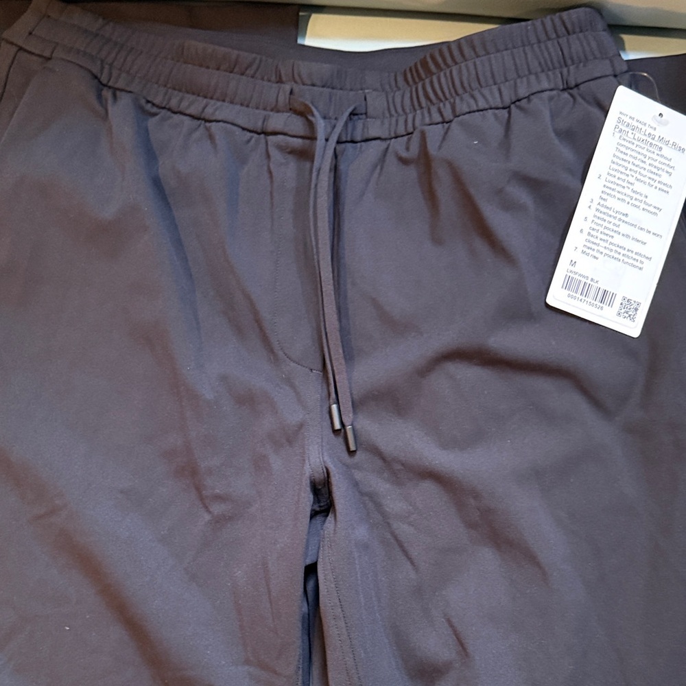 lululemon athletica Black Straight Leg Pants